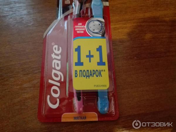 Зубная щетка Colgate Шелковые нити с древесным углем фото