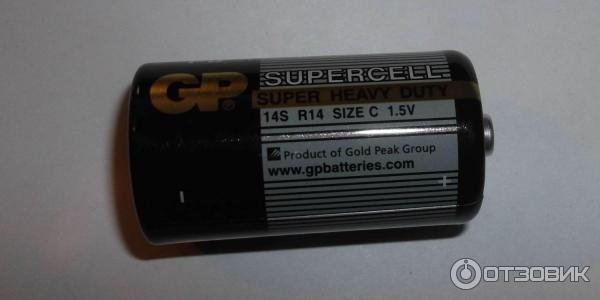 Батарейки GP Supercell R14 солевые