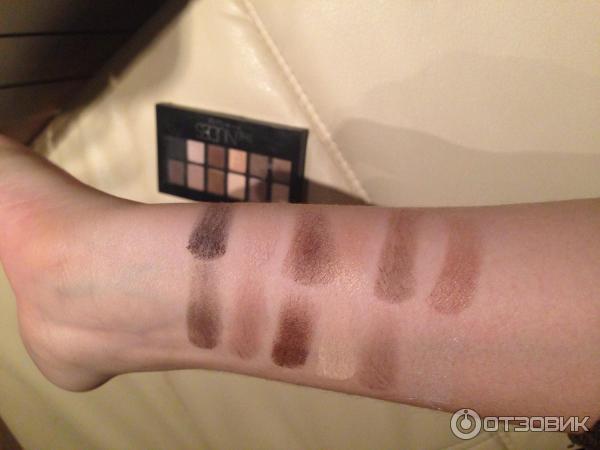 Палетка теней Maybelline The Nudes eyeshadow palette фото