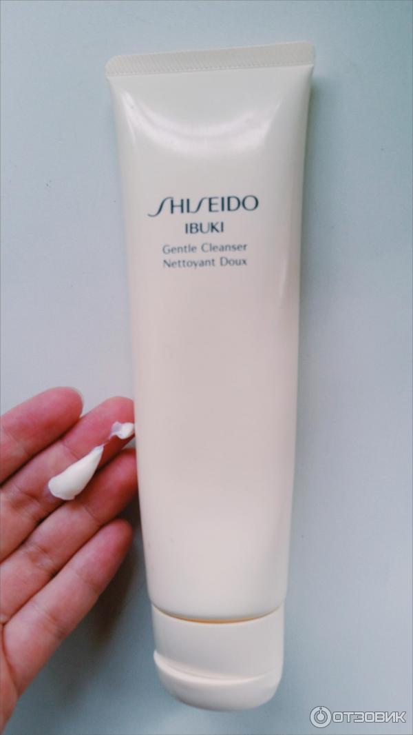 Shiseido Ibuki gentle cleanser пенка для умывания для чувствительной кожи