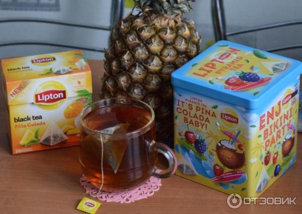 Чай черный Lipton Pina Colada фото