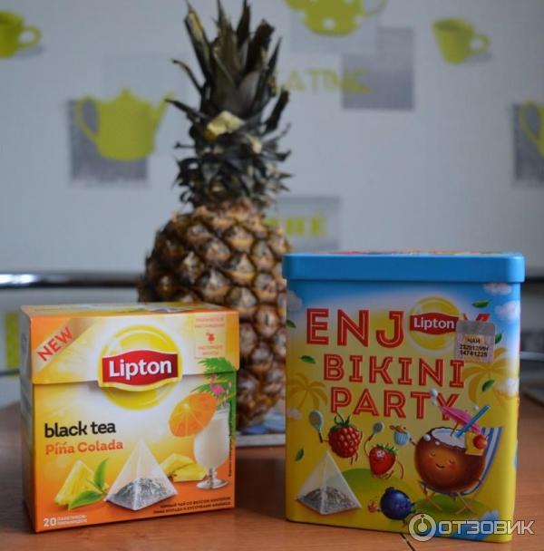 Чай черный Lipton Pina Colada фото