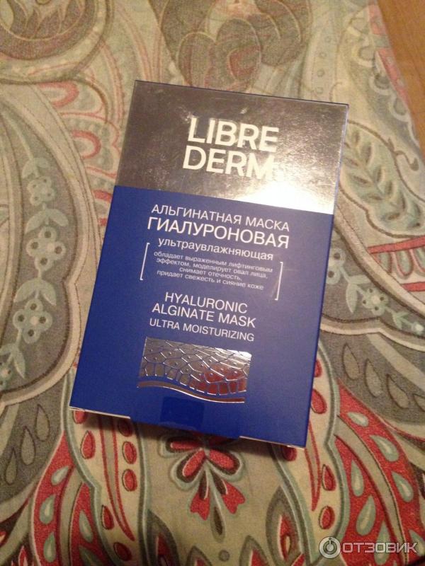 Альгинатная маска для лица LibreDerm гиалуроновая ультраувлажняющая фото