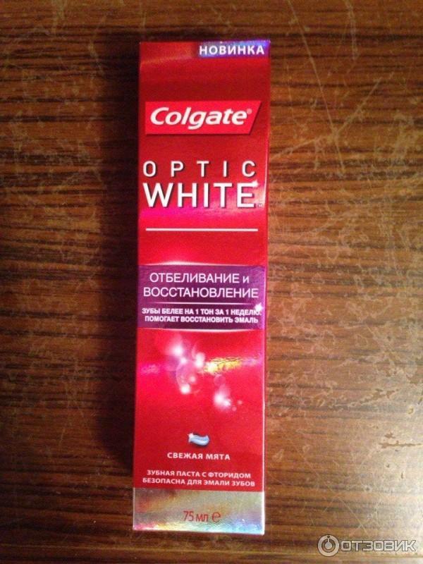 Зубная паста Colgate Optic White фото