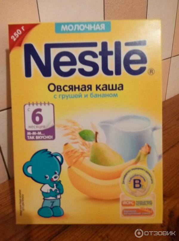 Каша Nestle молочная фото