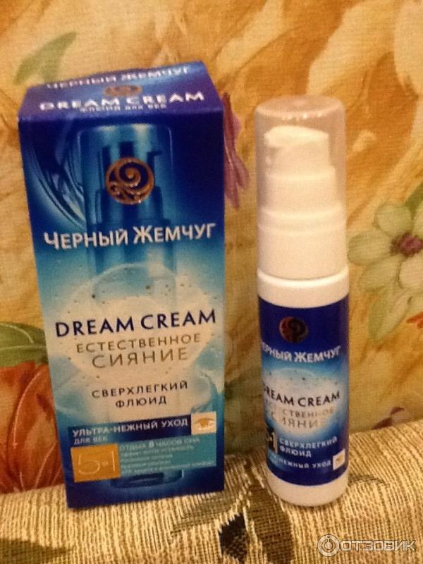 Флюид для век Черный Жемчуг Dream Cream Естественное сияние фото