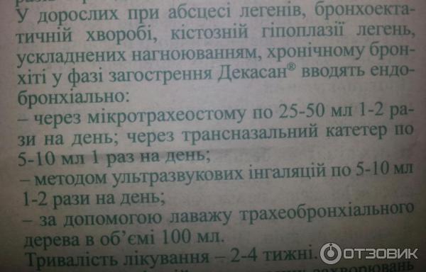 Раствор для ингаляций Юрия-Фарм Декасан фото