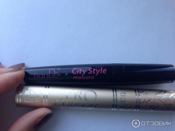 Тушь для ресниц TianDe Mascara Pro Visage Volume and lenght фото