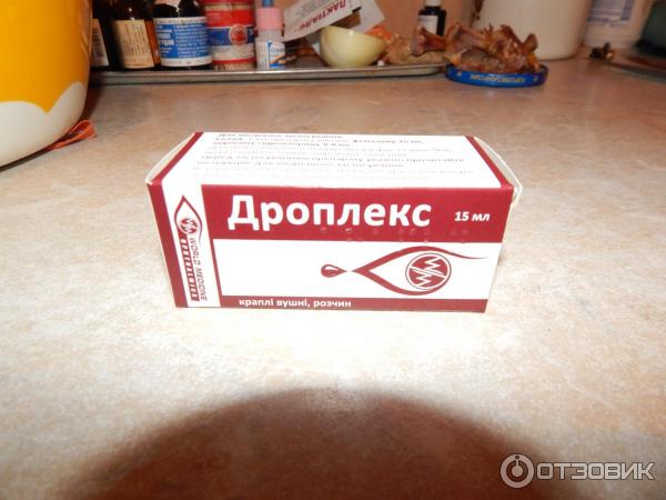 Капли ушные World Medicin Ophthalmics Дроплекс фото