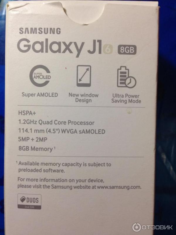 Смартфон Samsung Galaxy J1.6 фото