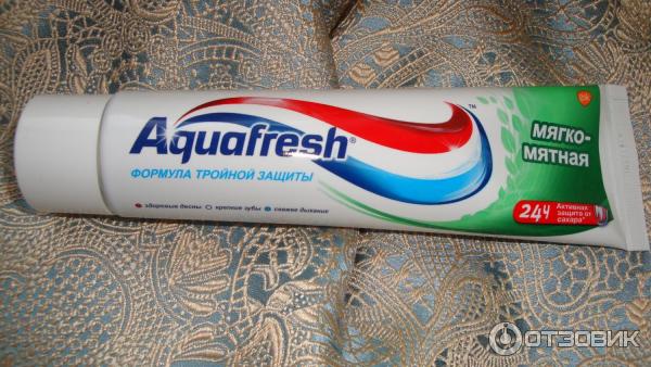 Зубная паста Aquafresh Формула тройной защиты фото