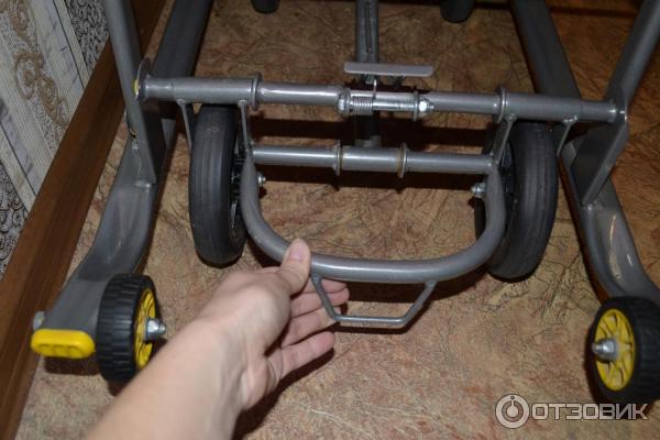 Как снять колеса на санках