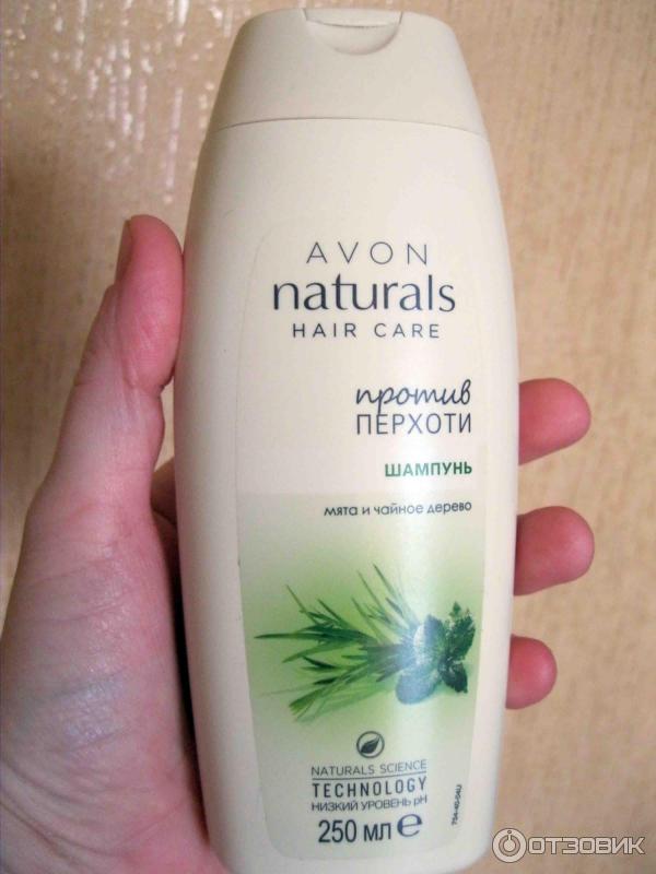 Шампунь от перхоти Avon Naturals Мята и чайное дерево фото