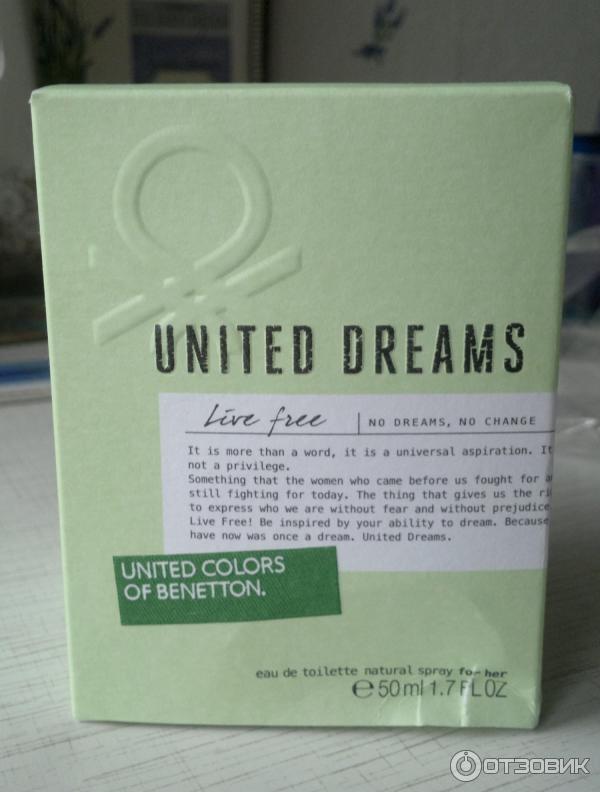 Туалетная вода Benetton United dreams Live Free фото