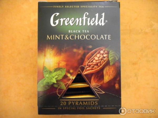 Чай Greenfield Mint and Chocolate в пирамидках фото