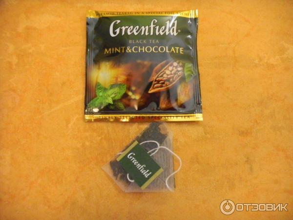 Чай Greenfield Mint and Chocolate в пирамидках фото