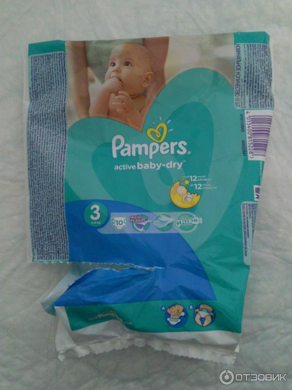 Подгузники Pampers Baby Dry фото