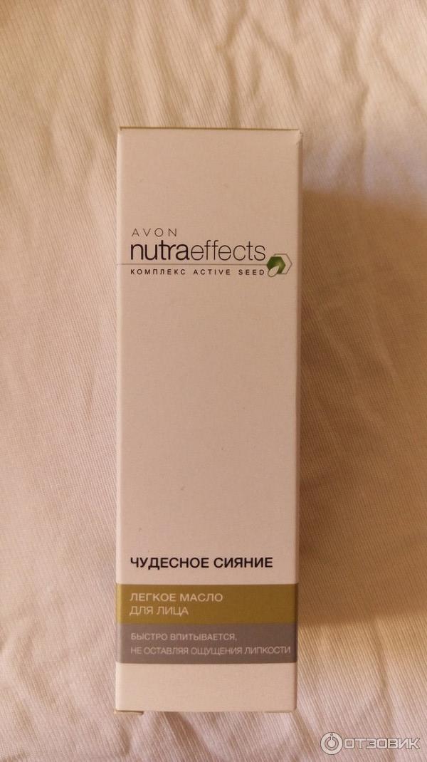 Легкое масло для лица Avon NutraEffects Чудесное сияние фото