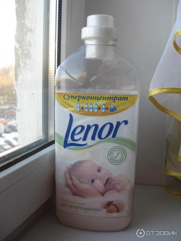 Концентрированный кондиционер для белья Lenor Миндальное масло фото