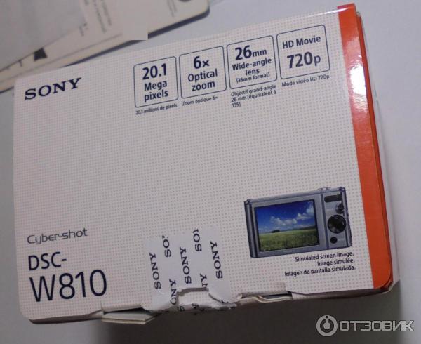 Цифровой фотоаппарат Sony Cyber-shot DSC-W810