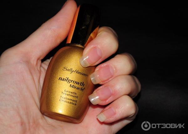 Средство для роста ногтей с протеинами Sally Hansen Nailgrowth Miracle фото