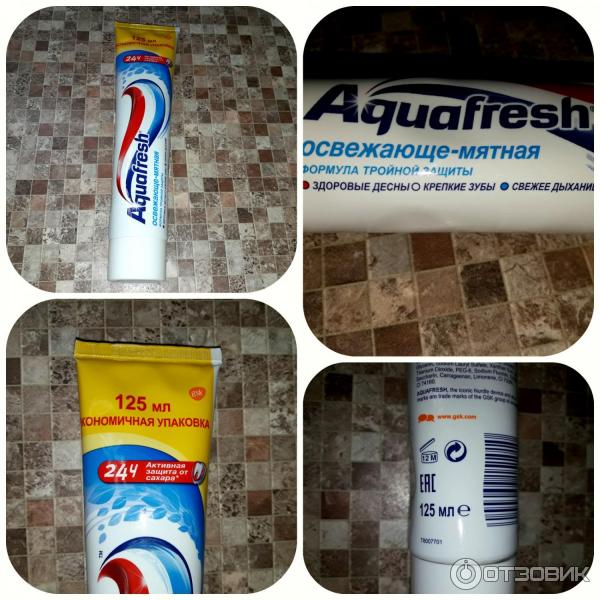 Зубная паста Aquafresh освежающе-мятная фото