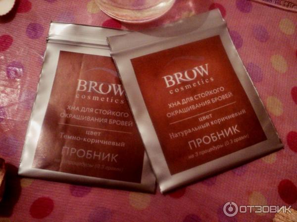 Хна для бровей Brow Cosmetics фото