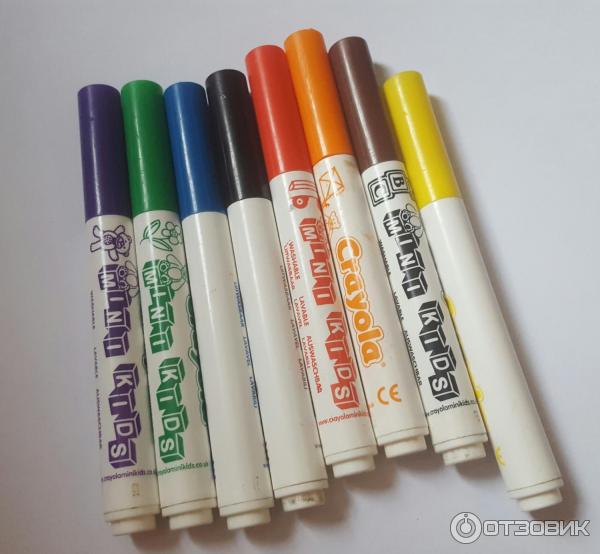 Разноцветные фломастеры Crayola Mini-Kids для самых маленьких фото