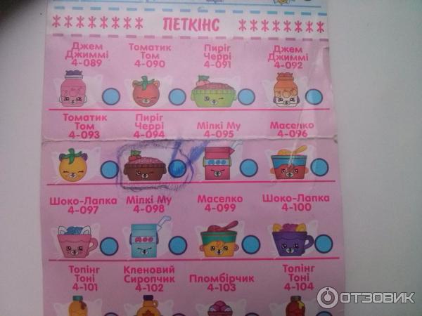 Коллекционные игрушки Shopkins фото