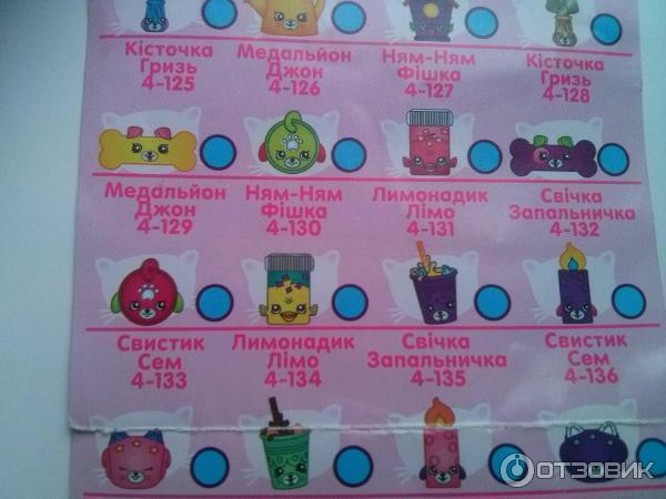 Коллекционные игрушки Shopkins фото