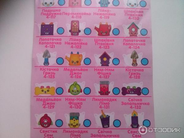 Коллекционные игрушки Shopkins фото