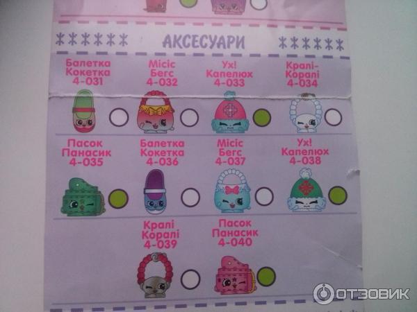 Коллекционные игрушки Shopkins фото