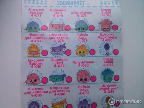 Коллекционные игрушки Shopkins фото