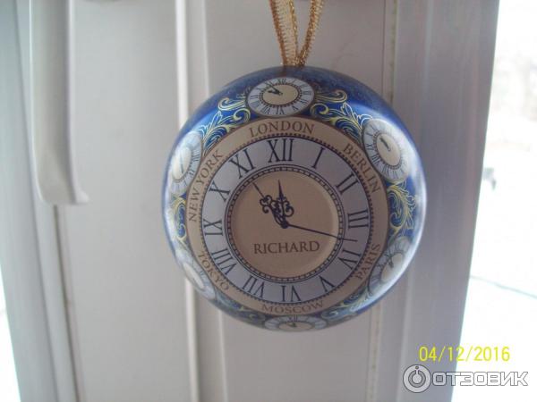 Чай черный цейлонский листовой Richard christmas clocks фото