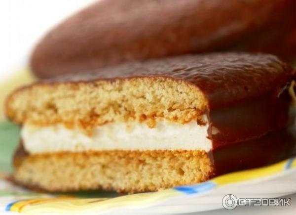 Мучное кондитерское изделие с шоколадной глазурью Choco Pie фото