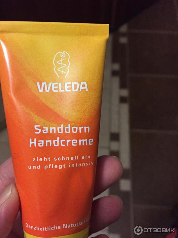 Крем для рук с облепихой Weleda Sanddorn Handcreme фото