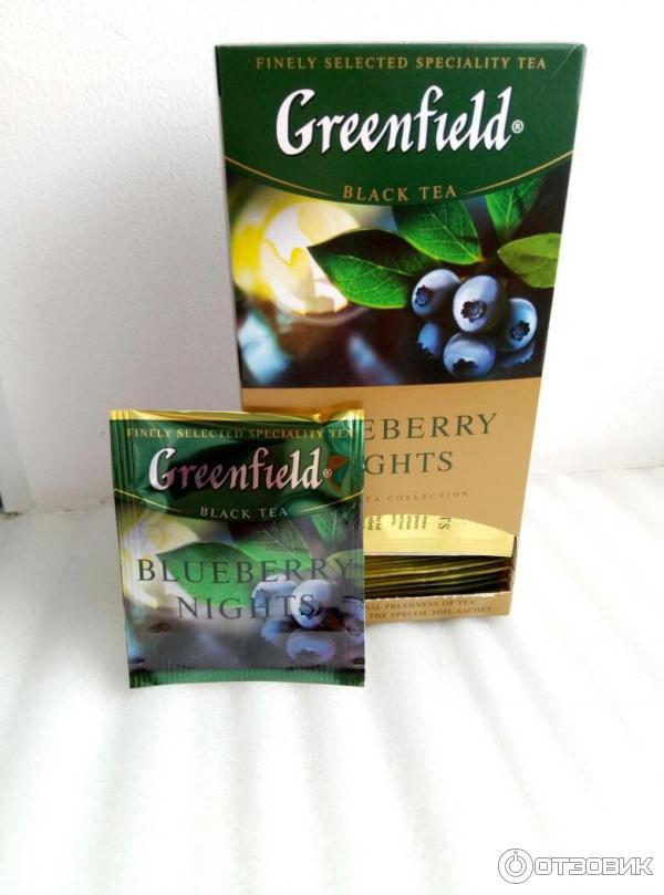 Чай Greenfield Blueberry Night фото