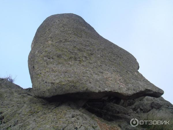 Камень, застывший в полете.