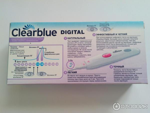 Тест на овуляцию Clearblue фото