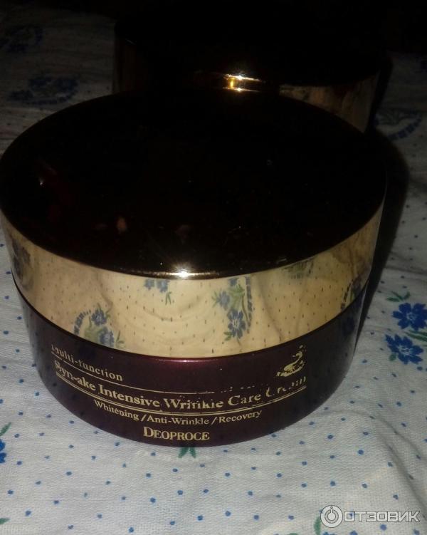 Интенсивный крем Deoproce Syn-Ake Intensive Wrinkle Care Cream фото