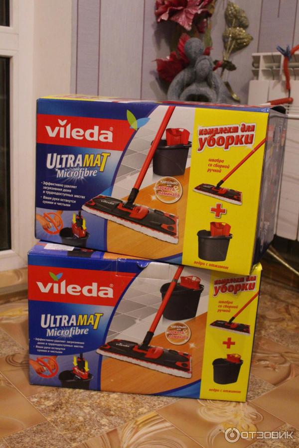 Ведро + швабра Vileda Ultramat фото