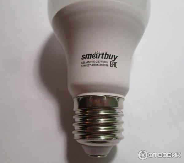 Лампа светодиодная SmartBuy SBL-A60-13-40K-E27-A