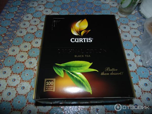 Чай черный Curtis original Ceylon Tea пакетированный фото