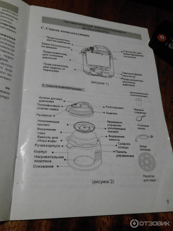 Мультиварка скороварка инструкция