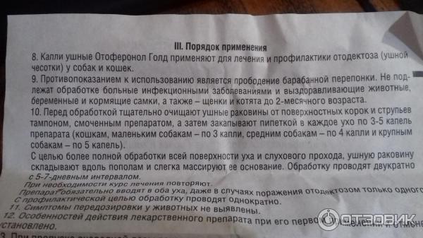 Отоферонол Голд Ушные Капли Для Кошек Купить