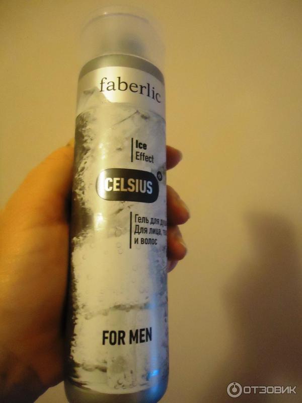 Гель для душа, лица, тела и волос Faberlic Celsius Ice Effect for men фото