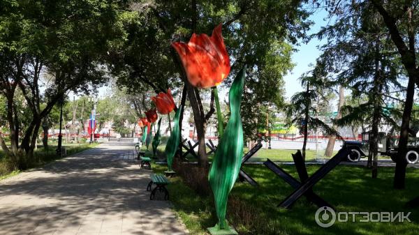 Парк фрунзе оренбург фото Отзыв о Выставочный комплекс "Салют, Победа!" (Россия, Оренбург) Словами и фотог