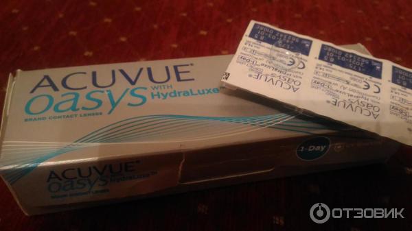 Контактные линзы Acuvue Oasys Hydraluxe фото