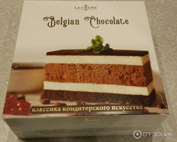 Торт бисквитный La Creme Бельгийский шоколад фото