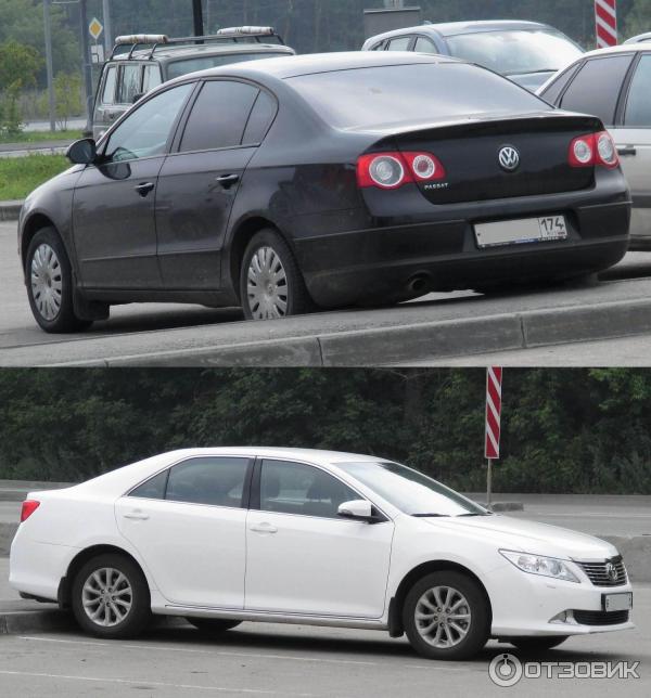 Volkswagen Passat B6 и Toyota Camry